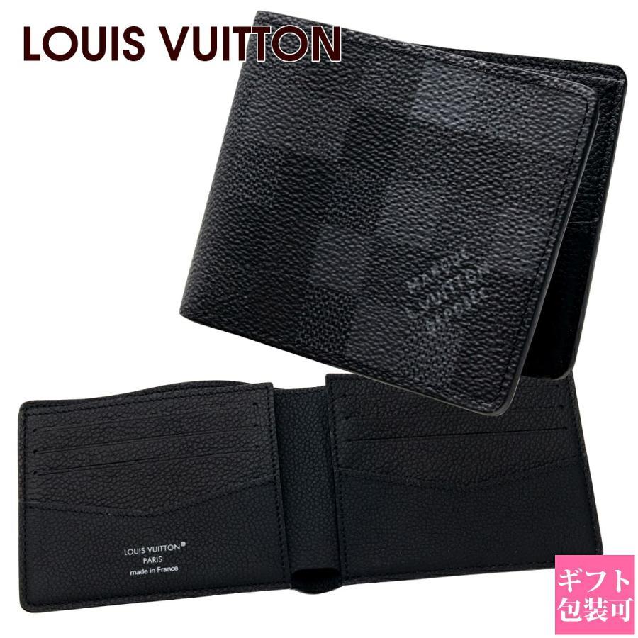 マ*ロ様 LOUIS VUITTON ブラック 二つ折り財布 ルイヴィトン 財布 LOUIS VUITTON メンズ 二つ折り財布 ポルトフォイユ