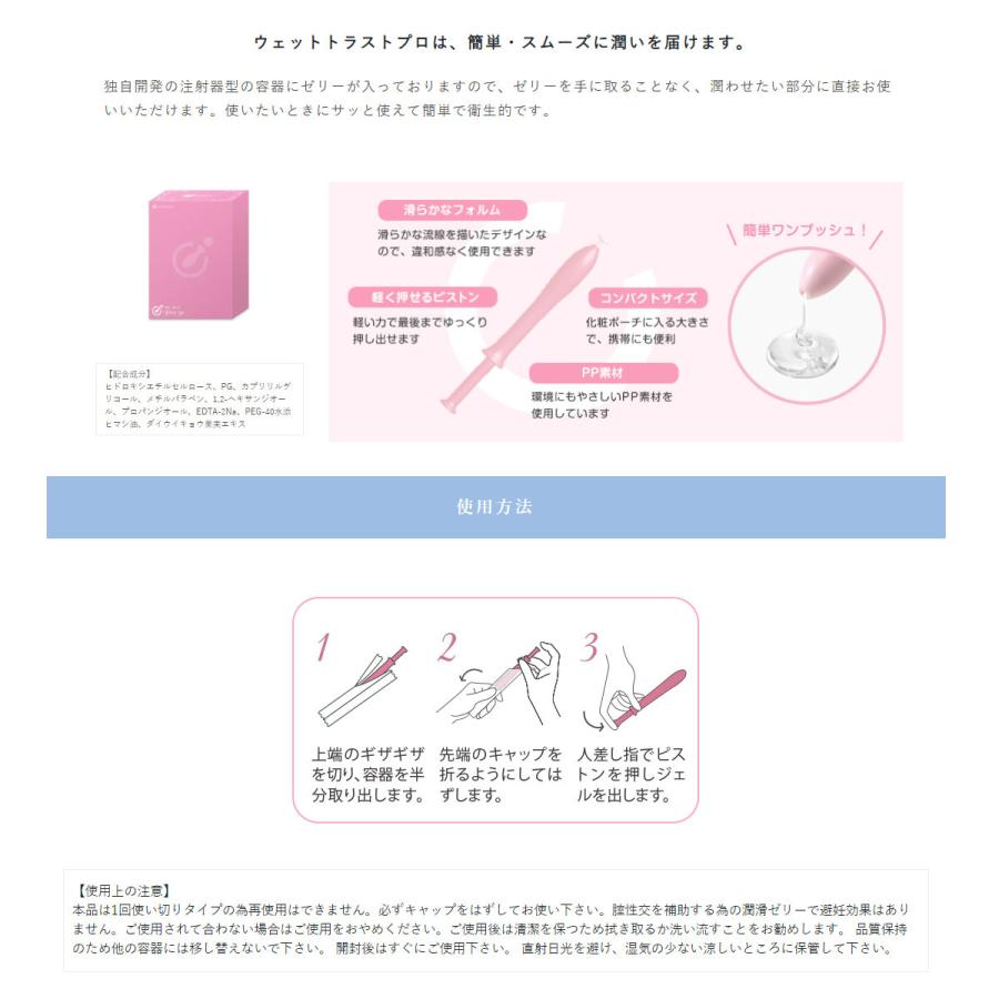 先着順 Tバック付き ウェットトラスト プロ 30 本 ローション 潤滑