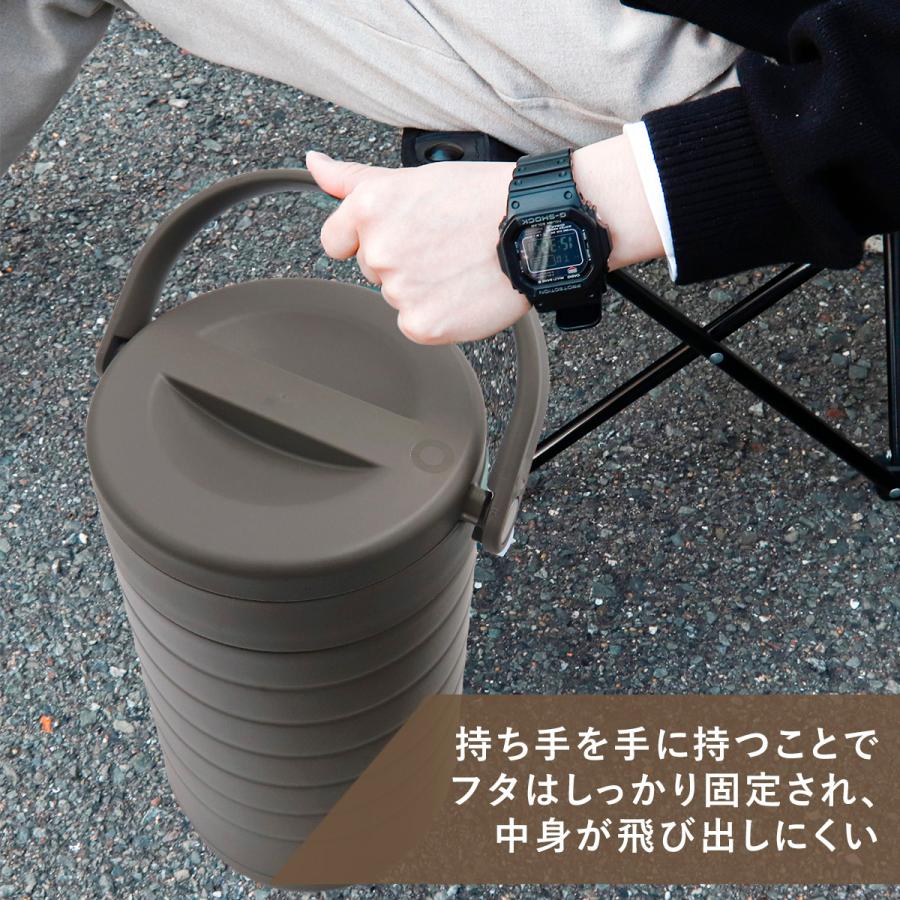 専用保冷剤付き ワークマン 真空ハイブリッドコンテナ ダークブラウン