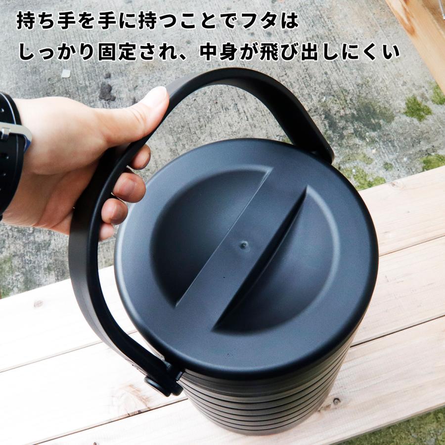 専用保冷剤付き ワークマン 真空ハイブリッドコンテナ ブラック 500mL