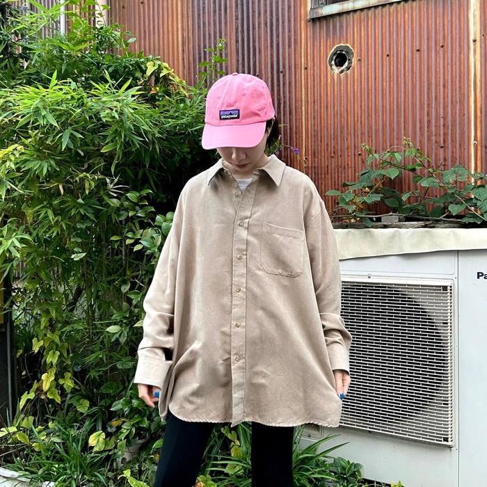 COVINGTON 長袖 フェイクスエードシャツ メンズXL :c21092263:cave