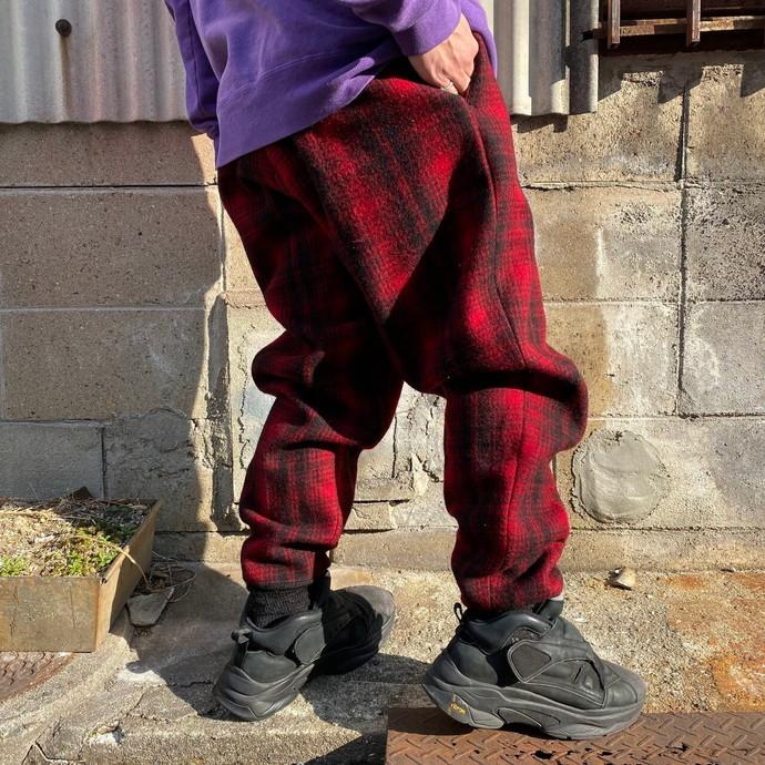 Woolrich ハンティングパンツ ウール チェック | tspea.org