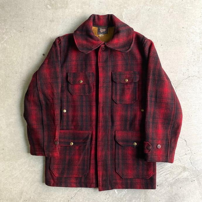 50年代 ビンテージ 黒タグ WOOLRICH ウールリッチ チェック柄 ウール ハンティングジャケット メンズM相当 : c22012713 :  cave 古着屋 - 通販 - Yahoo!ショッピング