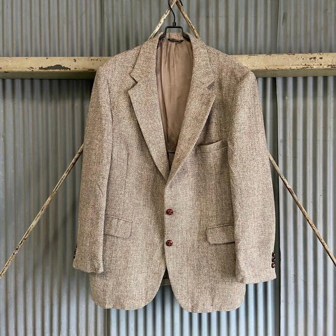 80年代 ビンテージ USA製 HARRIS TWEED ハリスツイードCoat Tails