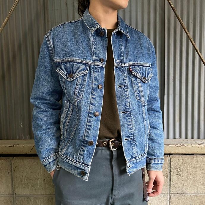 90年代 Levi's ユーロリーバイス 70605 ブランケット付き デニムジャケット メンズS : c230217105 : cave 古着屋 -  通販 - Yahoo!ショッピング