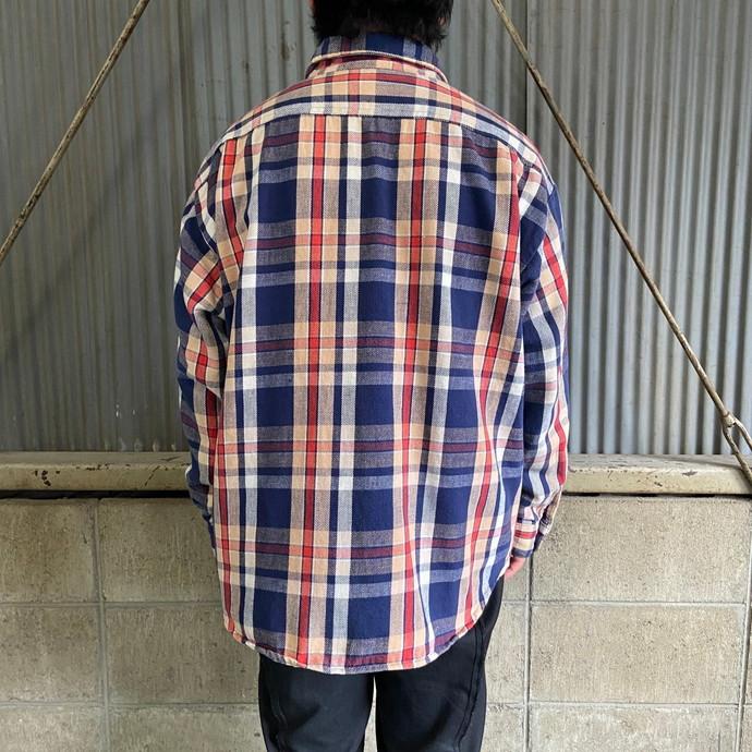 ビッグサイズ 80年代 Five Brother ファイブブラザー チェック柄 長袖