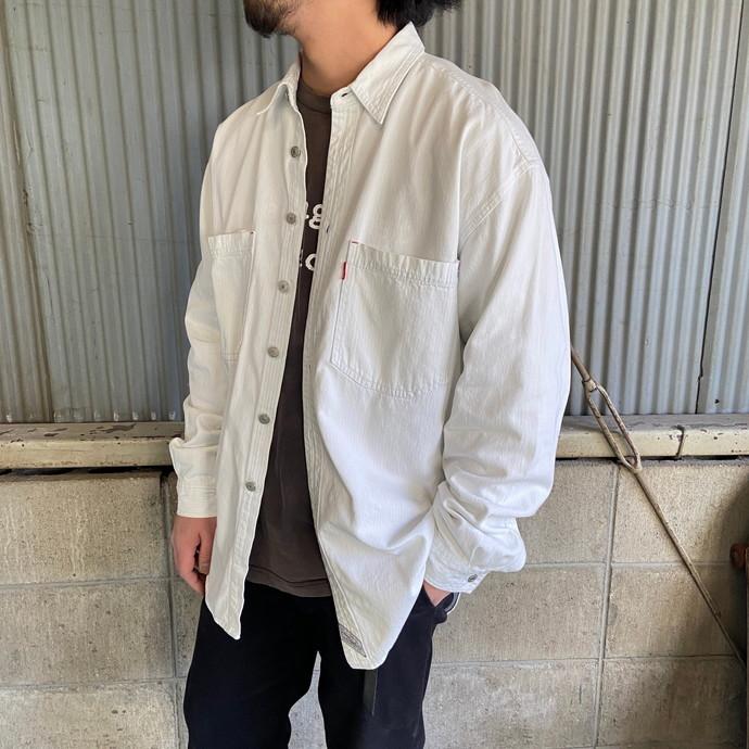 90年代 Levi's リーバイス ヒッコリーストライプ ブリーチ 脱色