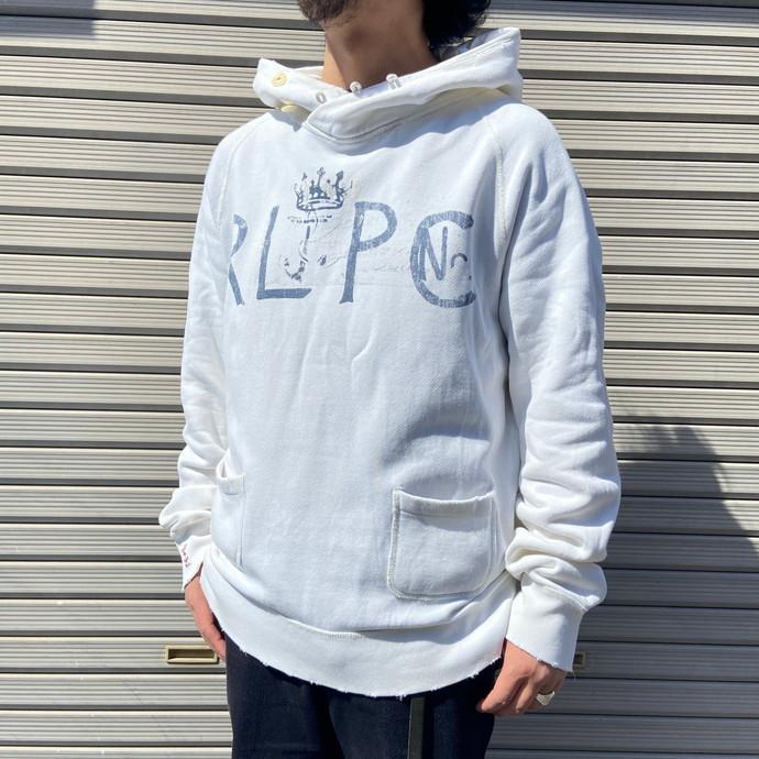 独創的 ラルフローレン♡ パーカー プルオーバー ダメージ加工 パッチ