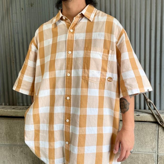 ビッグサイズ 90年代 Timberland ティンバーランド チェック柄 