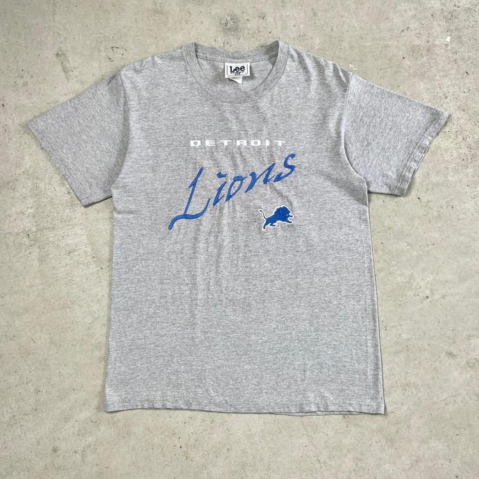 USA製 90年代 NFL デトロイトライオンズ Detroit Lions チームロゴ刺繍 Tシャツ メンズM｜caveused｜02