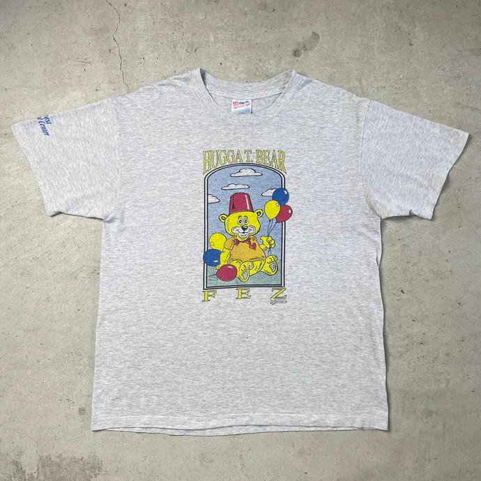 USA製 90年代 HUGGA T.BEAR くま 熊 アニマル キャラクター プリントTシャツ メンズL｜caveused｜02