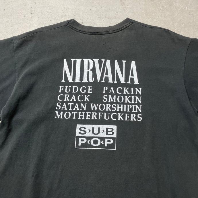 NIRVANA Vestibule  ニルヴァーナ サークル バンドTシャツ バンT メンズXL-2XL相当｜caveused｜08