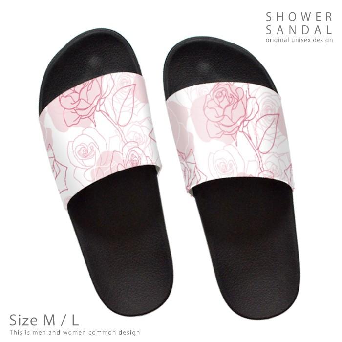 シャワーサンダル 夏 サマー アウトドア ブランド デザイナー コンフォートサンダル 花柄 フラワー バラ 薔薇 ボタニカル ピンク ホワイト Mix Sndr Z0127 スマホケースの専門店 Cow 通販 Yahoo ショッピング