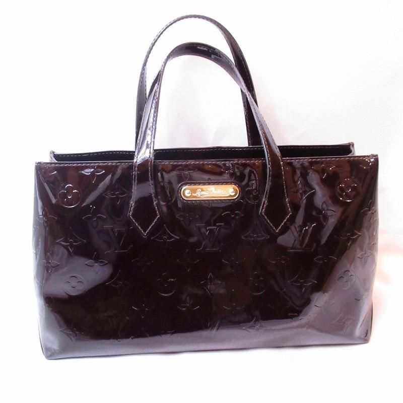 Louis Vuitton ルイヴィトン ウィルシャーpm トートバッグ ヴェルニ アマラント パープル 1306 1306 Cawcaw カウカウ 通販 Yahoo ショッピング