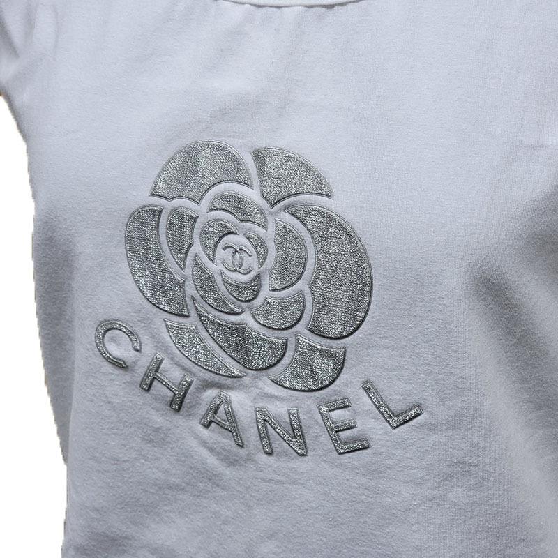 超歓迎】CHANEL シャネル カメリア Tシャツ サイズ40 タンクトップ