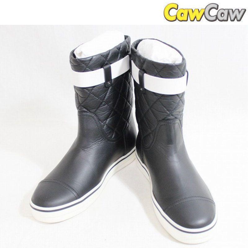 シャネル Chanel 海外限定 フラット ショートブーツ 新品 マトラッセ G223 13c