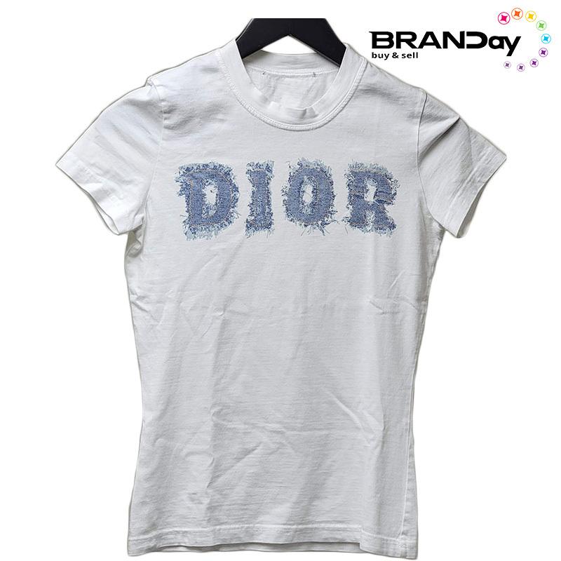 Christian Dior クリスチャンディオール ロゴ Tシャツ（タグ無し 