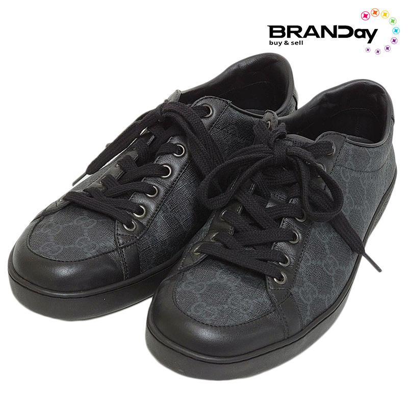 GUCCI グッチ スニーカー GGスプリーム PVCレザー 325370 ブラック