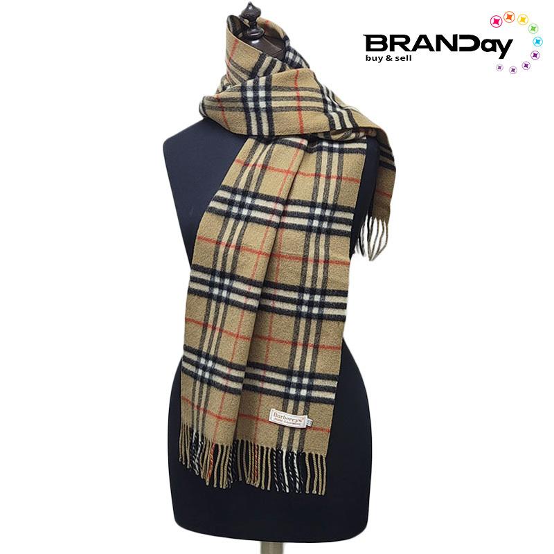 BURBERRY バーバリー マフラー カシミヤ 大判 レディース メンズ ノバ