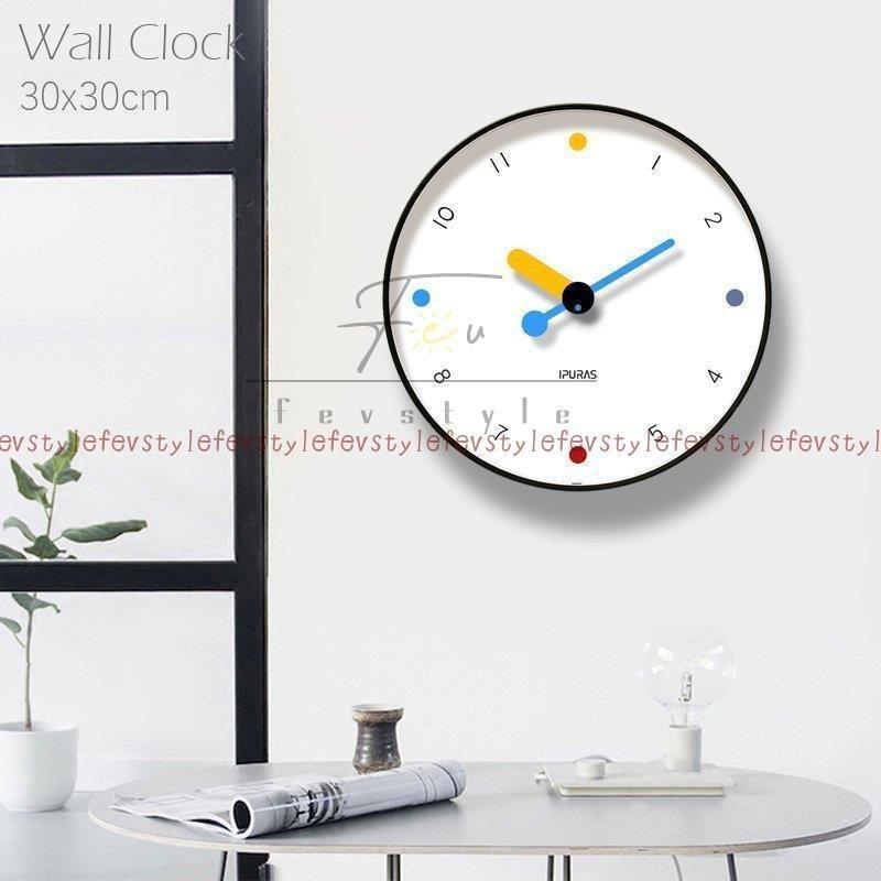時計 壁掛け 掛け時計 オシャレ 北欧 シンプル おしゃれ シンプル Yebef Cay 金属 フック付き 静音 Life フック