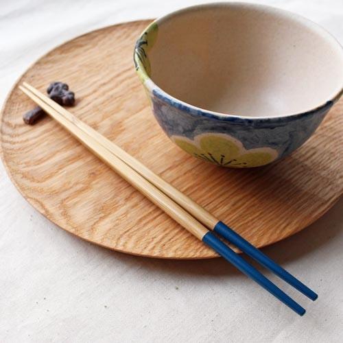竹箸 塗り分け箸 青/緑/赤/黒 23.5cm 国産孟宗竹 持ち心地しっかり 日本製 |  | 09