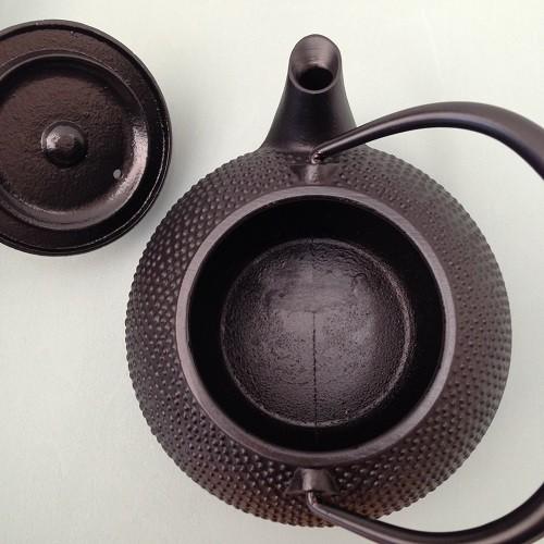 南部鉄器 鉄瓶 小鉄0.5L 小さめ かわいい 直火IH可 アラレ 日本製 急須サイズ |  | 05