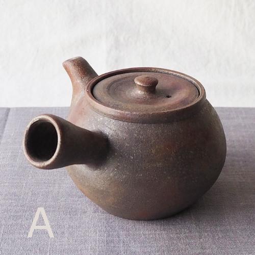 焼締 急須 丹波焼 横手 右手用 和風 かっこいい 渋め 日本製 |  | 04