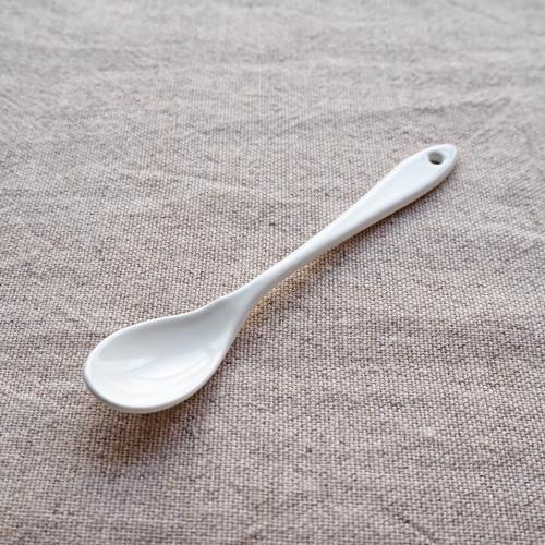 琺瑯 白 カラシスプーン スパイス調味料小匙 ホーロー カトラリー 日本製 かわいい |  | 01