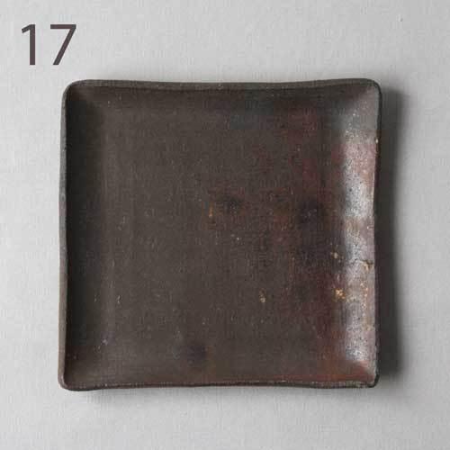 焼締 角皿 銘々皿 正方形 12cm 丹波焼 取り皿 シンプル 渋め 和食器 |  | 13