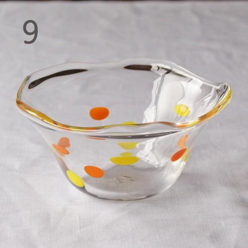 カラフルかき氷鉢 小鉢 12cm ガラスボウル tonari 吹きガラス 手作り kakigoori bowl |  | 09