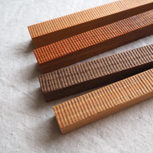 カトラリーレスト 木製 オイル仕上げ 箸置き 甲斐幸太郎 水目桜