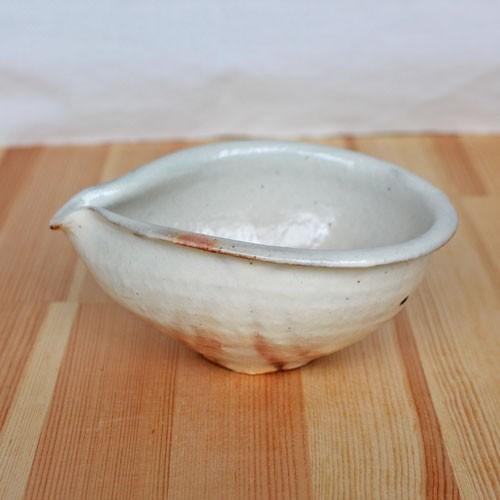 片口 粉引 小鉢 9x11cm 約80cc 古谷信男 白い器 乳白色 信楽 片口 粉引 小鉢 9x11cm 約80cc 古谷信男 白い器 乳白色 信楽