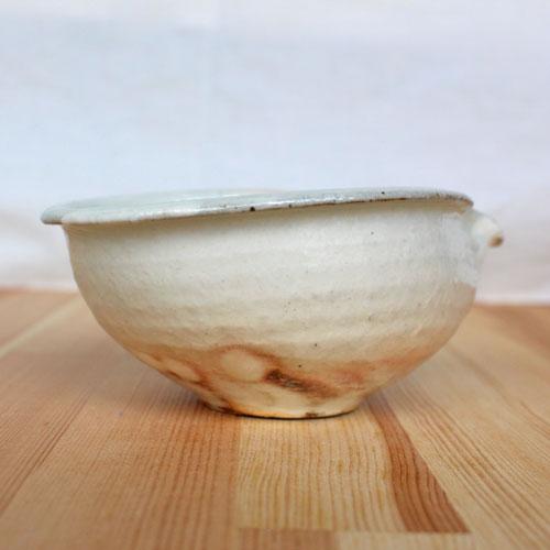 片口 粉引 小鉢 9x11cm 約80cc 古谷信男 白い器 乳白色 信楽