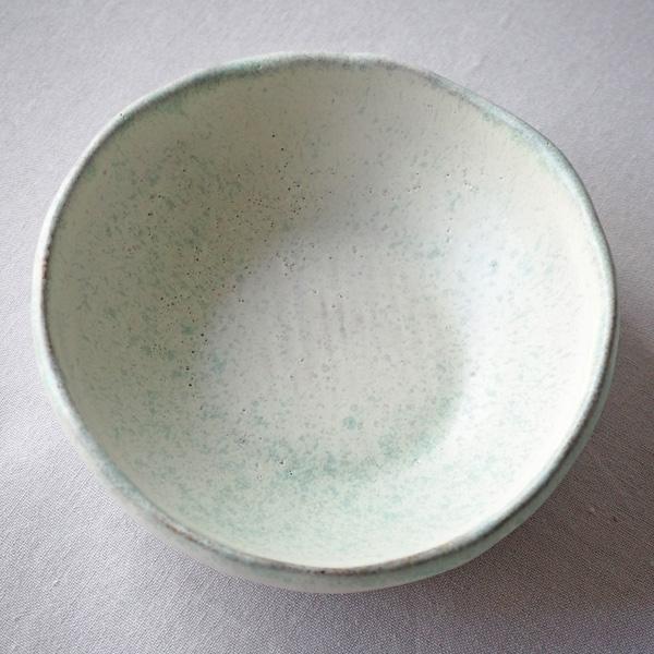 焼締 小皿 丸小鉢 釉薬 薄水色 塗り分け 丹波焼 醤油皿 豆皿 ほっこり 素朴 かわいい 和食器 |  | 01