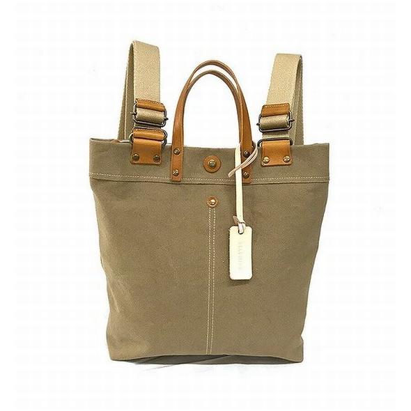 新品　リアルマインド　リュック　キャンバス&本革 リリー LILY リアルマインド REAL MIND ドロップ 男女兼用