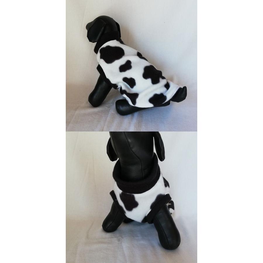 定番・犬服オリジナル　暖かフリース・牛柄（ホルスタイン）柄犬服2404　#ボストンテリア #フレンチブルドッグ　#パグ　#トイプードル　#チワワ　#ヨーキー |  | 03