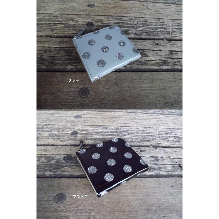 正規品 メンズ レディース    通勤 通学 記念日 冠婚葬祭 贈答品 ギフト legu レグ 日本製ウォレット コロコロ 短財布 L字 牛革エナメル 牛革 430061 7591243 lily19 半額以下！SALE・セール Legu・コロコロ 牛革エナメル・ドット柄L字