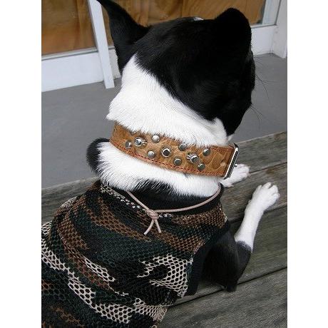 ブヒ系 M R Factory オリジナル型押し ヌメ革首輪 Mrk0001 ボストンテリア フレンチブルドッグ パグ Mrk0001 Cielo Blu Online Store 通販 Yahoo ショッピング