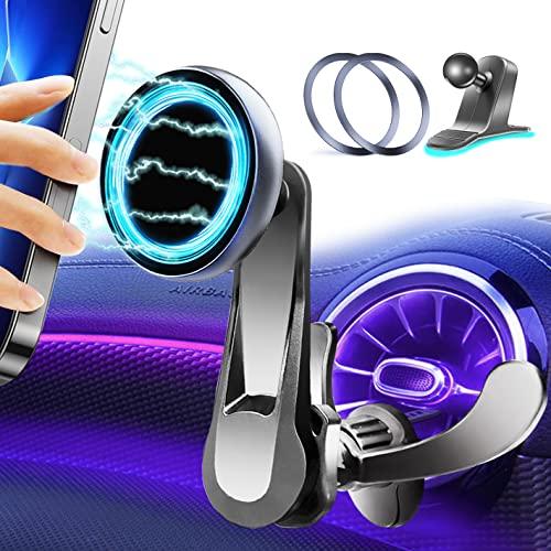 【2024丸型エアコン・超?磁力】LIFMAGIC Magsafe 車載 丸型エアコン ベンツ スマホホルダー 車 マグネット 車載ホルダー アクセサ