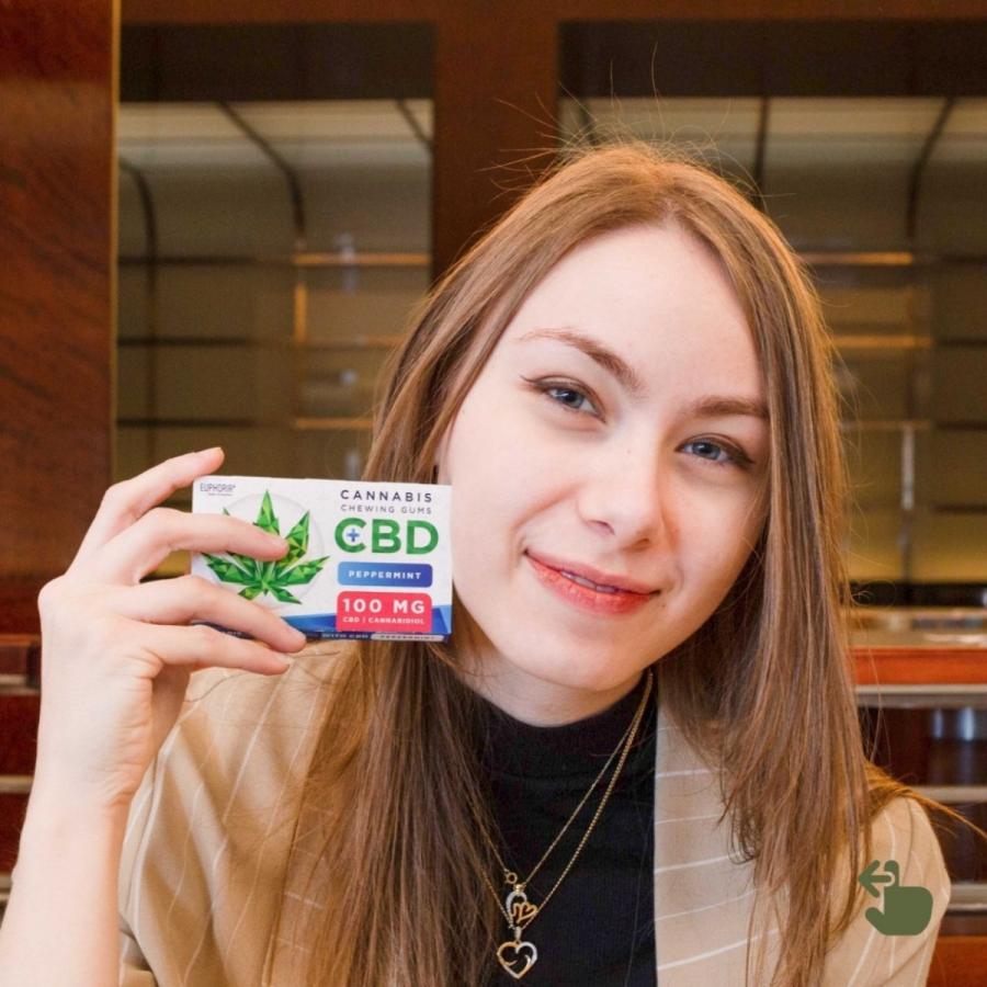 CBDガム100mg/12個：ペパーミント - EUPHORIA（ユーフォリア） 食べる（エディブル） シュガーレス ヴィーガン マウスケア リラックス リフレッシュ |  | 06