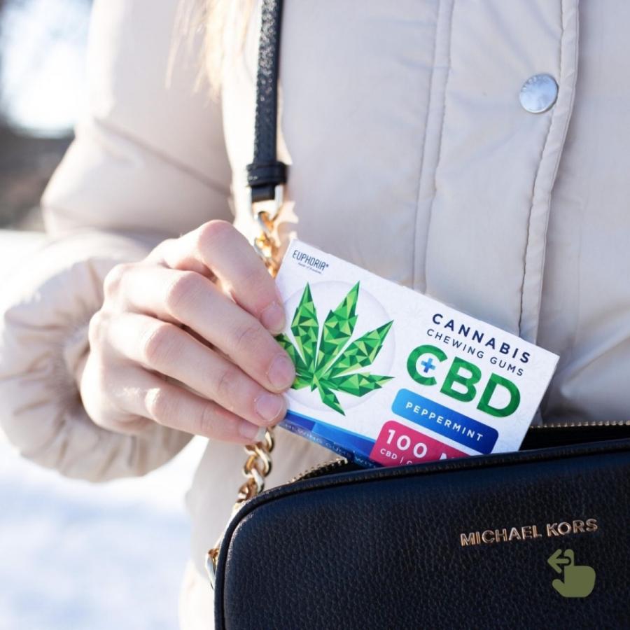 CBDガム100mg/12個：ペパーミント - EUPHORIA（ユーフォリア） 食べる（エディブル） シュガーレス ヴィーガン マウスケア リラックス リフレッシュ |  | 09