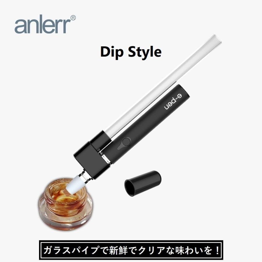 ワックス 専用ツール anlerr WAX STRAW NECTAR COLLECTOR 510 ワックスストロー ガラスパイプ Dipコイル 付き CBD CBN CBG VAPE アクセサリー｜cbd-relaxation-store｜07