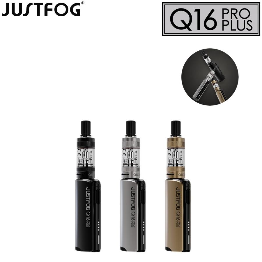ヴェポライザー JUSTFOG ジャストフォグ Q16 Pro Plus スターターキット 1500mAh 510 リキッド用 CBD CBG 電子VAPE VAPE ベイプ 日本語説明書付き（Yahoo!・Natural Gift）