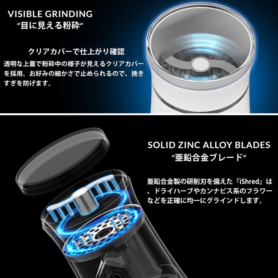 電動グラインダー Yocan iShred Grinder グラインダー ハーブ 