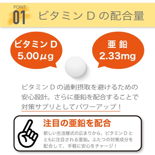ビタミンD + 亜鉛 1袋 ( 90粒 ： 1ヶ月分 ) ビタミン 栄養補助食品  5.00μｇ 脂溶性 中鎖脂肪酸油 カルシウム AMH FSH 妊活 SC |  | 08