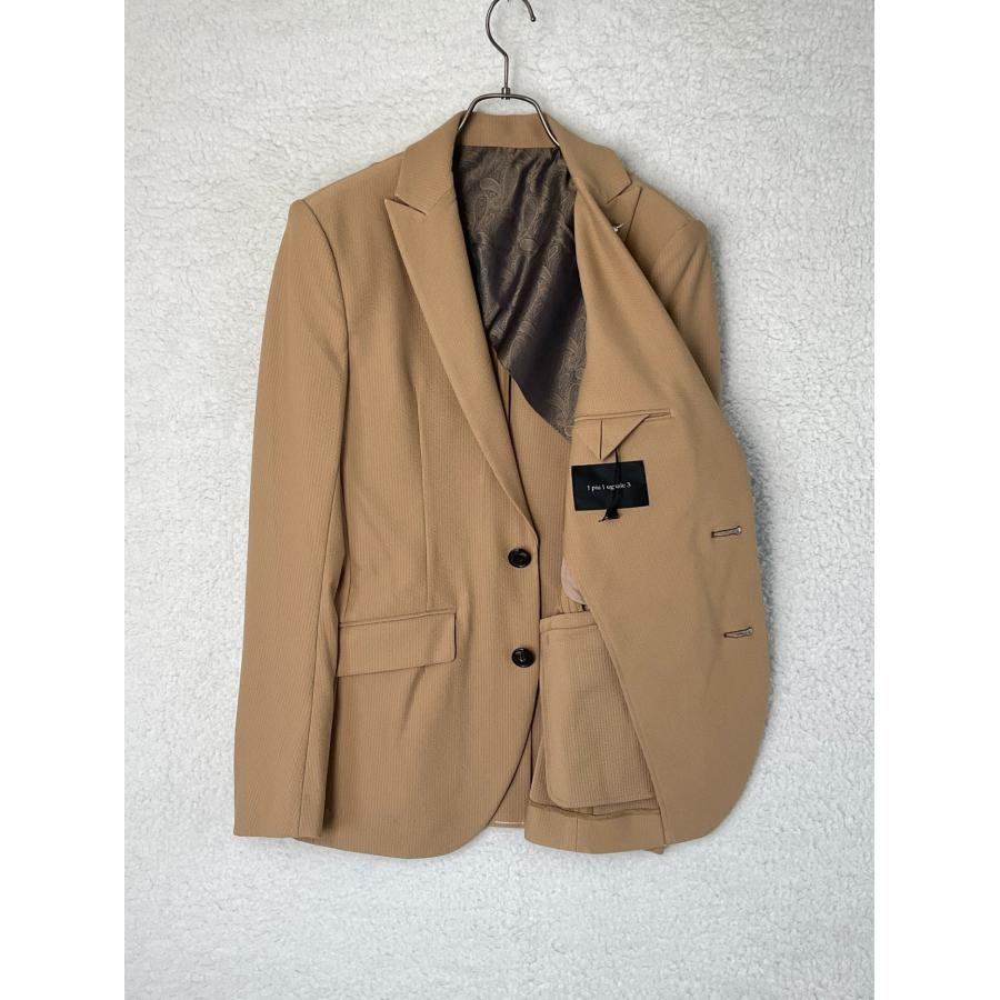 【未使用品】1PIU1UGUALE3 イージー2Bジャケット サイズ4 1piu1uguale3 ウノピゥウノウグァーレトレ 2B JACKET SUCKER TRICOT