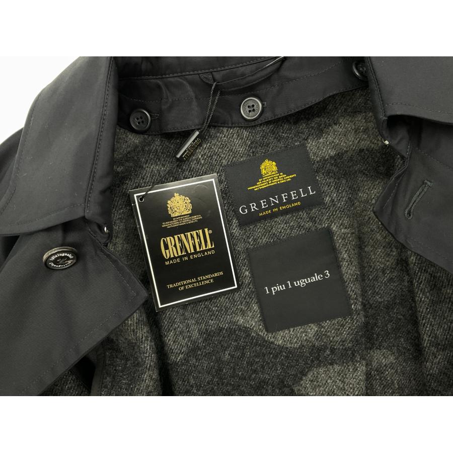 1 PIU UGUALE 3 × GRENFELL コラボステンカラーコート 未使用 ブラック