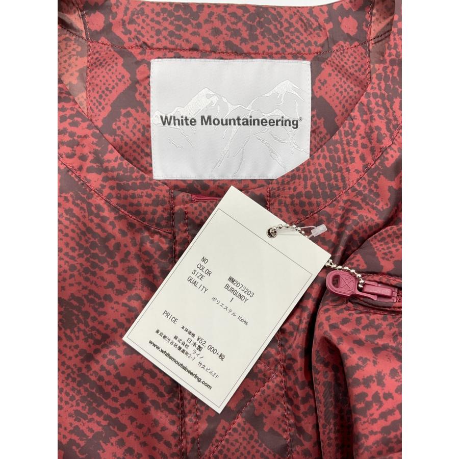 White Mountaineering ホワイトマウンテニアリング パイソンノーカラー