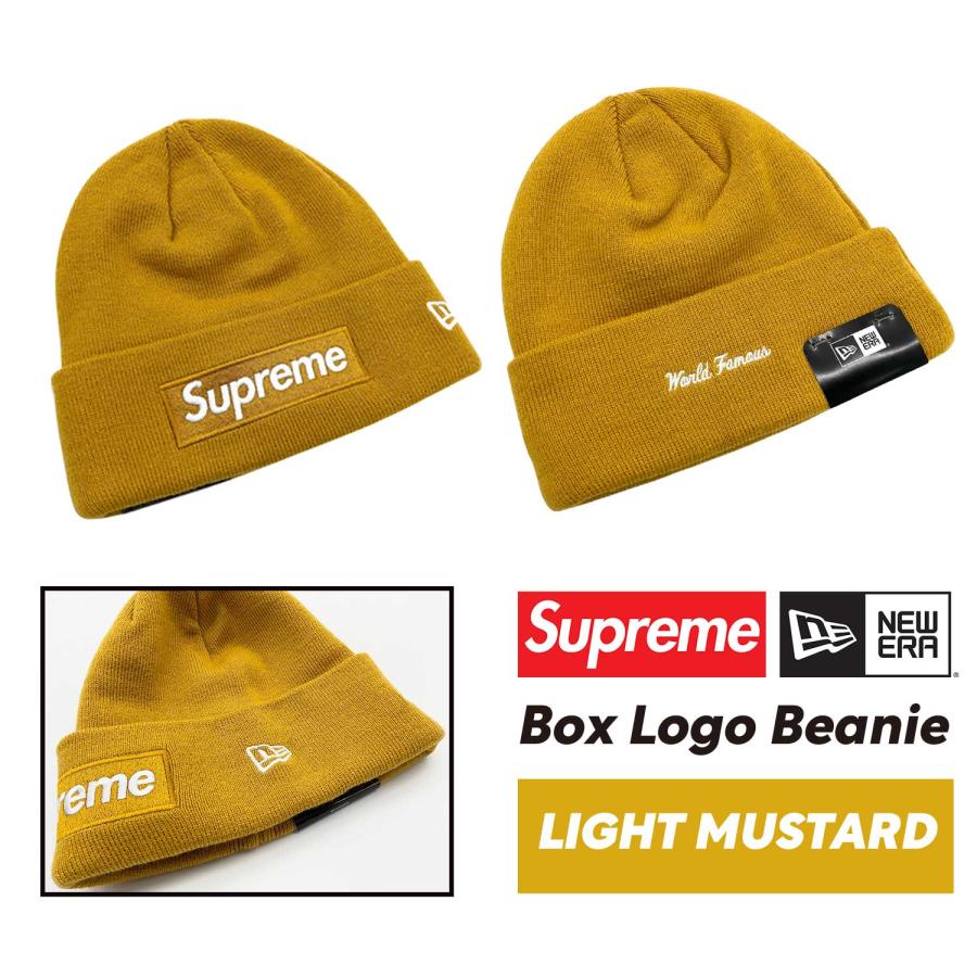 Supreme（シュプリーム） ニット帽 ビーニー Boxロゴ Sロゴ NEW ERA