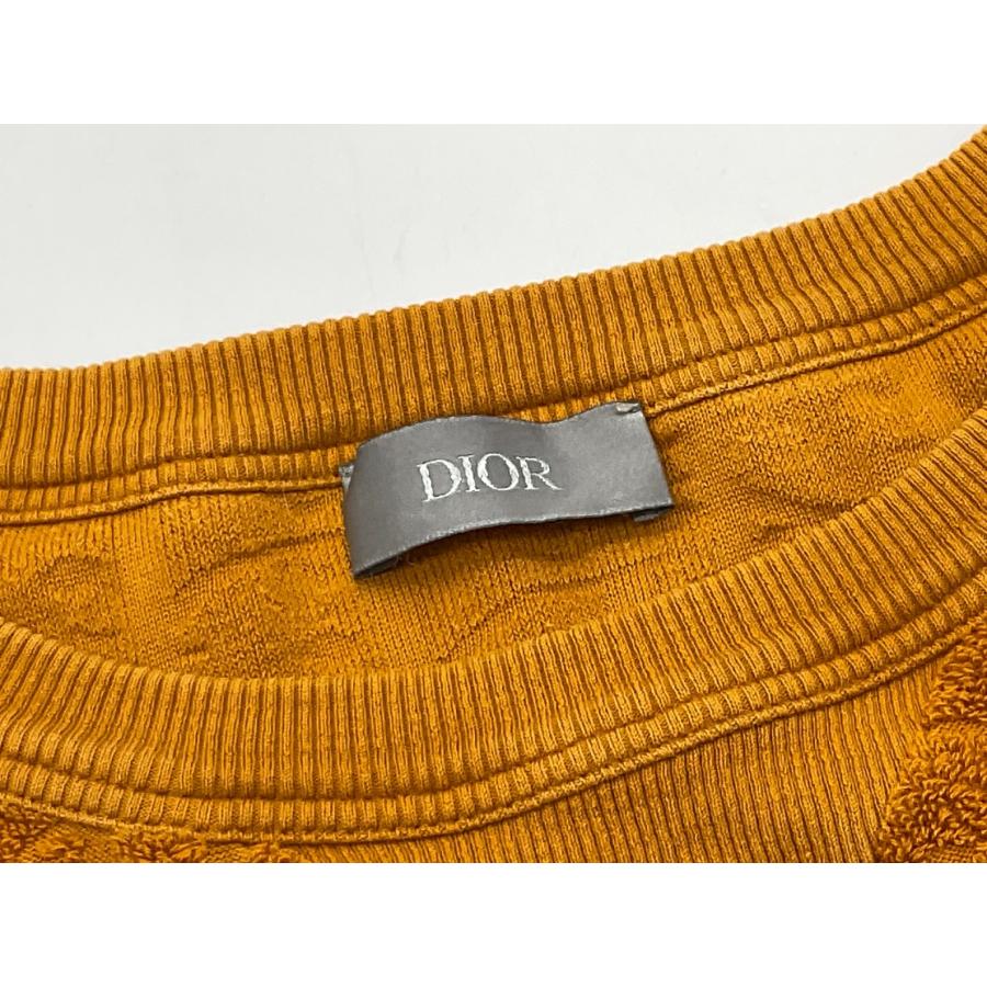 Dior オブリークテリーコットンジャガードTシャツ L オレンジ
